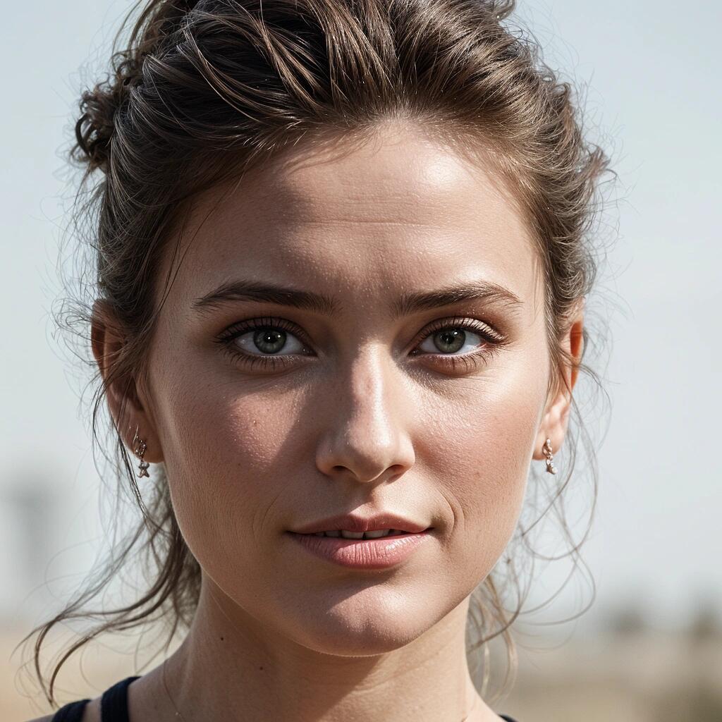 Mulher idosa sorridente