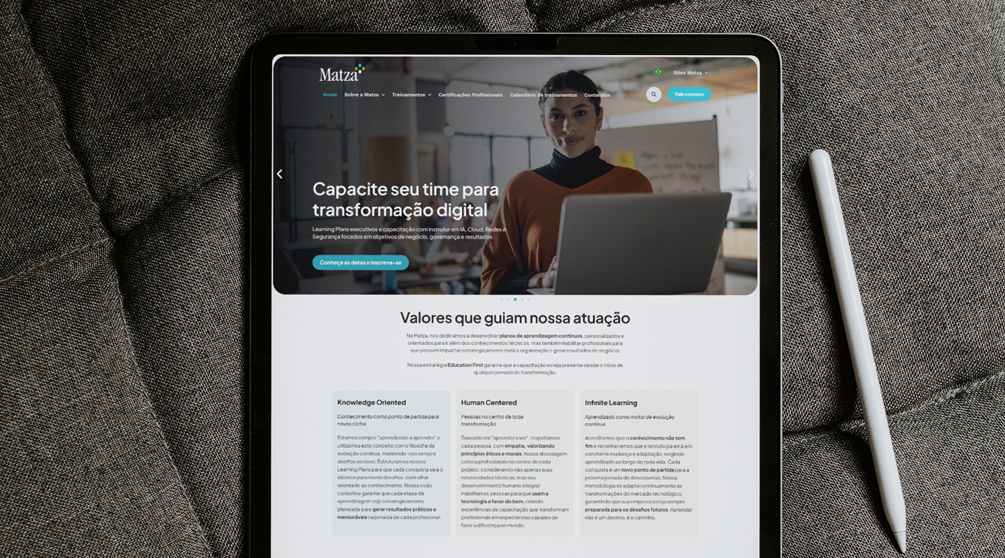 Banner Hero site para consultoria capacitação profissional educacional