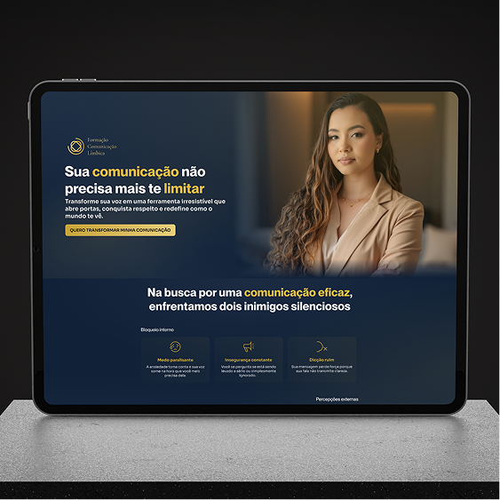 Banner hero principal site landing page página de vendas para escritório de advocacia advogado