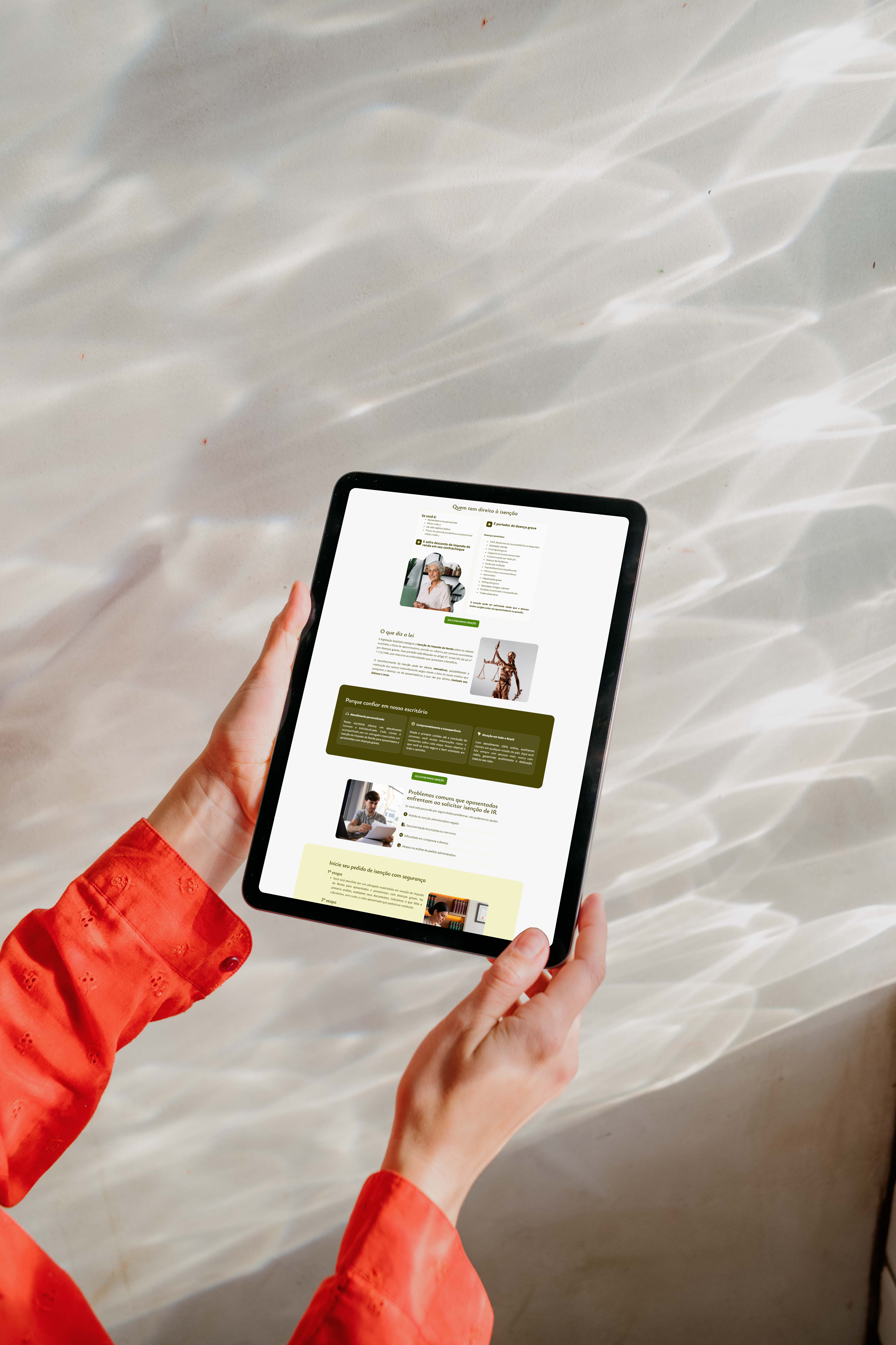 Seção direito lei credibilidade processo site landing page página de vendas para escritório de advocacia advogado